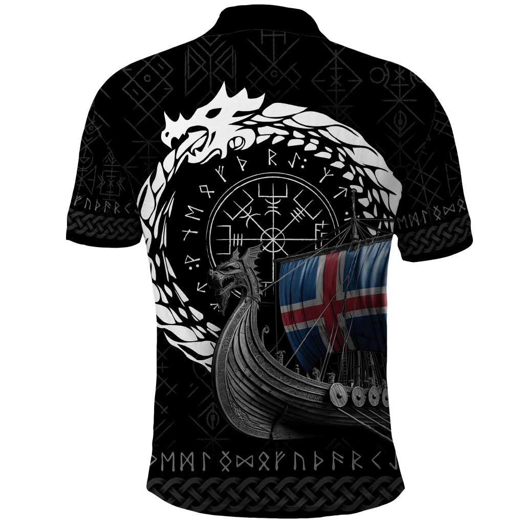 Iceland Viking Drakkar Polo Shirt Viking Blood - Wonder Print Shop