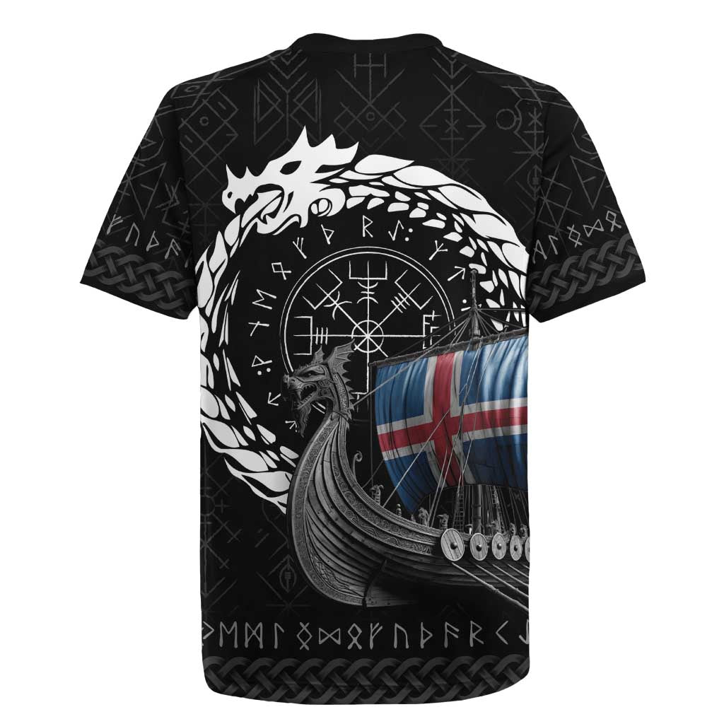 Iceland Viking Drakkar Rugby Jersey Viking Blood - Wonder Print Shop
