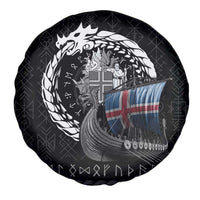Iceland Viking Drakkar Spare Tire Cover Viking Blood - Wonder Print Shop