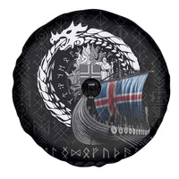 Iceland Viking Drakkar Spare Tire Cover Viking Blood - Wonder Print Shop