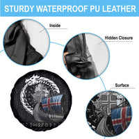 Iceland Viking Drakkar Spare Tire Cover Viking Blood - Wonder Print Shop