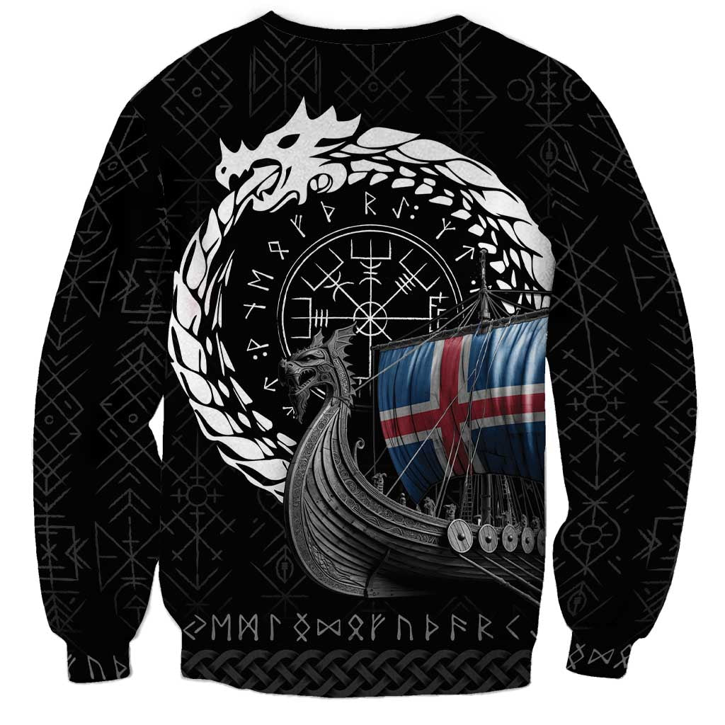 Iceland Viking Drakkar Sweatshirt Viking Blood - Wonder Print Shop