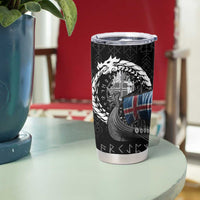 Iceland Viking Drakkar Tumbler Cup Viking Blood - Wonder Print Shop