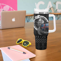 Iceland Viking Drakkar Tumbler With Handle Viking Blood - Wonder Print Shop