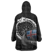 Iceland Viking Drakkar Wearable Blanket Hoodie Viking Blood - Wonder Print Shop