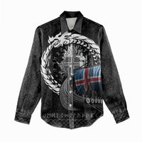 Iceland Viking Drakkar Women Casual Shirt Viking Blood - Wonder Print Shop