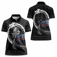 Iceland Viking Drakkar Women Polo Shirt Viking Blood - Wonder Print Shop