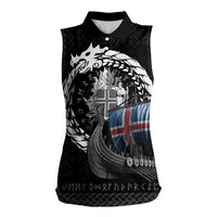 Iceland Viking Drakkar Women Sleeveless Polo Shirt Viking Blood - Wonder Print Shop