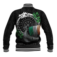 Ireland Viking Drakkar Baseball Jacket Viking Blood - Wonder Print Shop