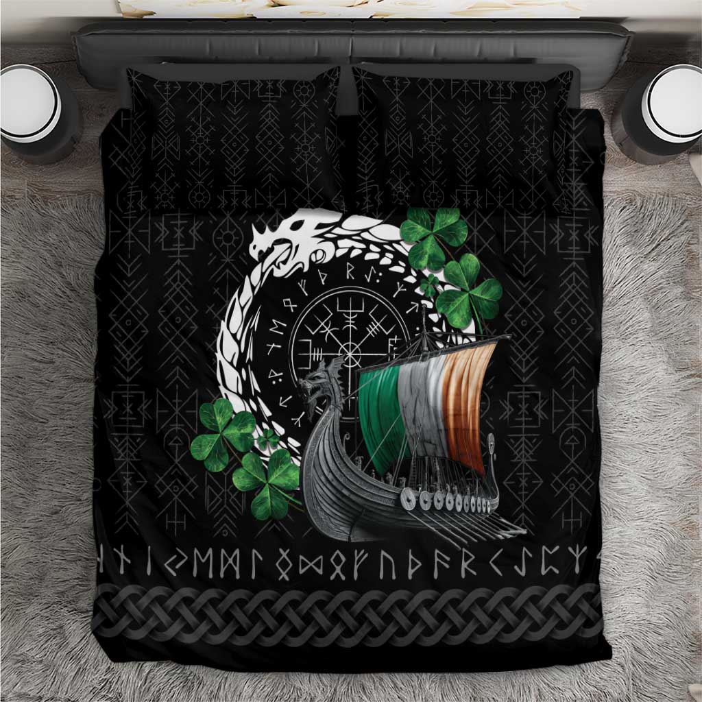 Ireland Viking Drakkar Bedding Set Viking Blood - Wonder Print Shop