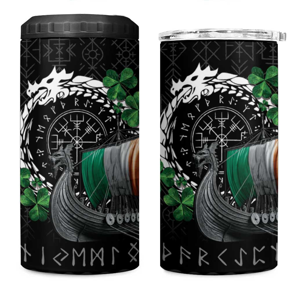 Ireland Viking Drakkar 4 in 1 Can Cooler Tumbler Viking Blood - Wonder Print Shop