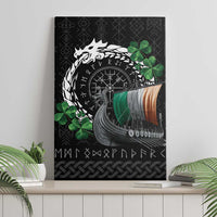 Ireland Viking Drakkar Canvas Wall Art Viking Blood - Wonder Print Shop