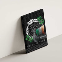 Ireland Viking Drakkar Canvas Wall Art Viking Blood - Wonder Print Shop