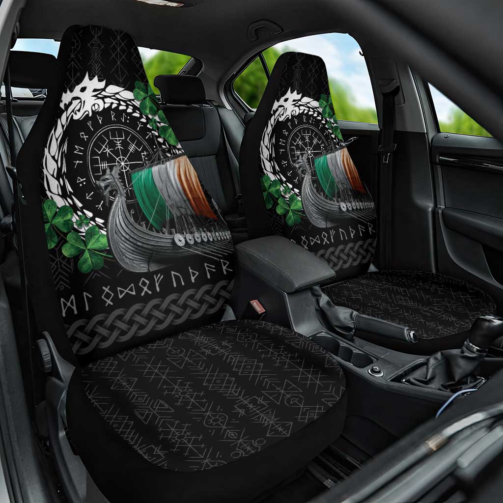 Ireland Viking Drakkar Car Seat Cover Viking Blood - Wonder Print Shop