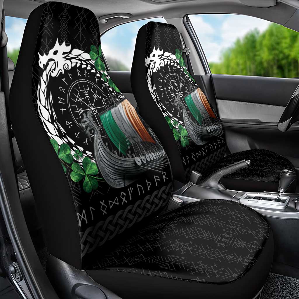 Ireland Viking Drakkar Car Seat Cover Viking Blood - Wonder Print Shop
