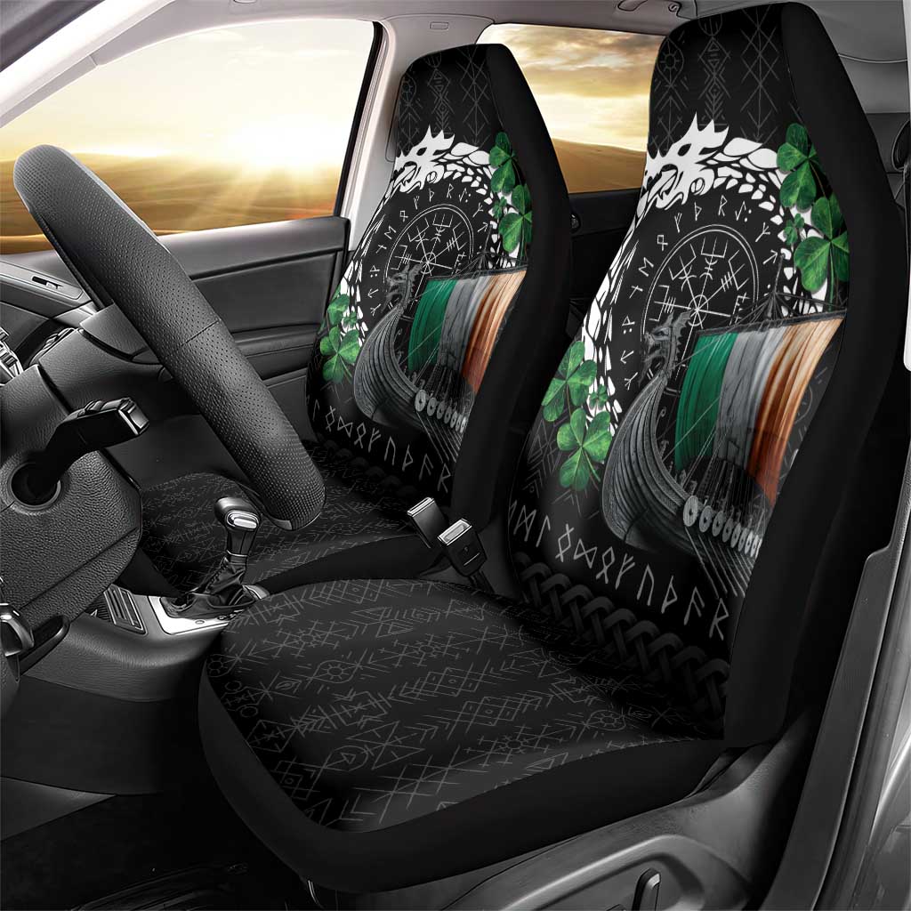 Ireland Viking Drakkar Car Seat Cover Viking Blood - Wonder Print Shop