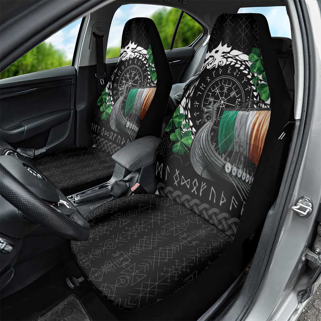 Ireland Viking Drakkar Car Seat Cover Viking Blood - Wonder Print Shop