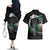 Ireland Viking Drakkar Couples Matching Off The Shoulder Long Sleeve Dress and Hawaiian Shirt Viking Blood - Wonder Print Shop