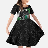 Ireland Viking Drakkar Family Matching Mermaid Dress and Hawaiian Shirt Viking Blood - Wonder Print Shop