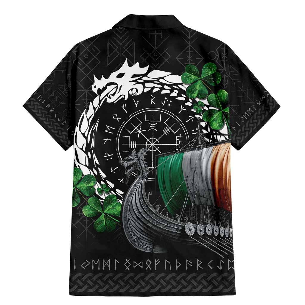 Ireland Viking Drakkar Family Matching Mermaid Dress and Hawaiian Shirt Viking Blood - Wonder Print Shop