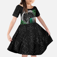 Ireland Viking Drakkar Family Matching Puletasi and Hawaiian Shirt Viking Blood - Wonder Print Shop