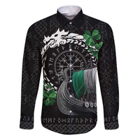 Ireland Viking Drakkar Family Matching Puletasi and Hawaiian Shirt Viking Blood - Wonder Print Shop