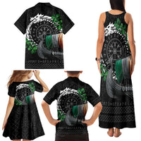 Ireland Viking Drakkar Family Matching Tank Maxi Dress and Hawaiian Shirt Viking Blood - Wonder Print Shop