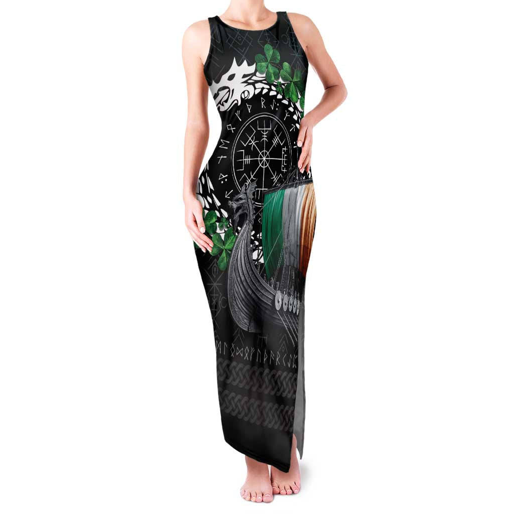 Ireland Viking Drakkar Family Matching Tank Maxi Dress and Hawaiian Shirt Viking Blood - Wonder Print Shop