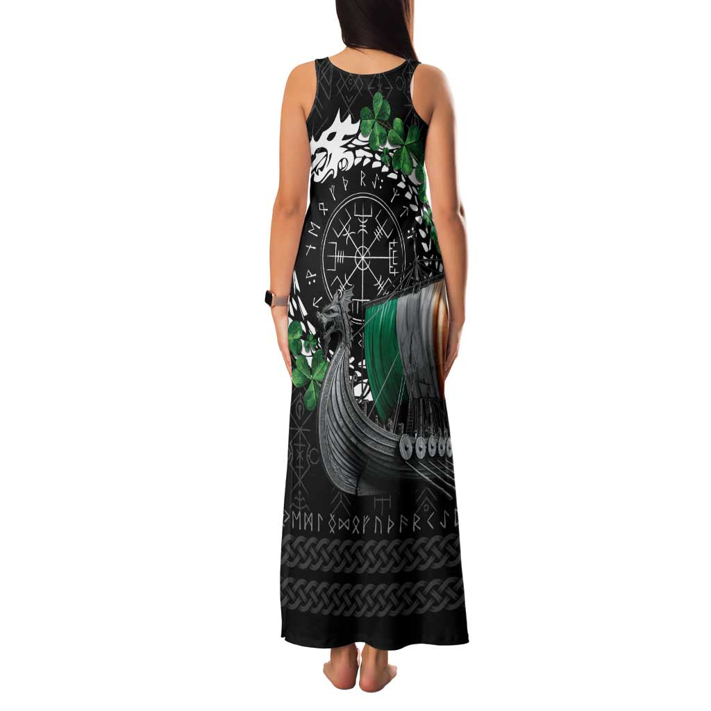Ireland Viking Drakkar Family Matching Tank Maxi Dress and Hawaiian Shirt Viking Blood - Wonder Print Shop