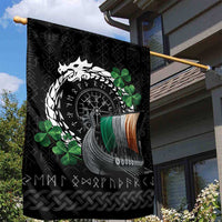 Ireland Viking Drakkar Garden Flag Viking Blood - Wonder Print Shop