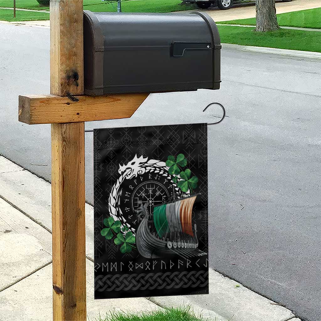 Ireland Viking Drakkar Garden Flag Viking Blood - Wonder Print Shop