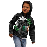 Ireland Viking Drakkar Kid Hoodie Viking Blood - Wonder Print Shop