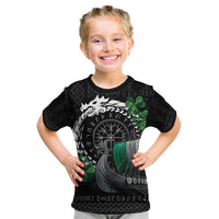 Ireland Viking Drakkar Kid T Shirt Viking Blood - Wonder Print Shop