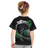 Ireland Viking Drakkar Kid T Shirt Viking Blood - Wonder Print Shop