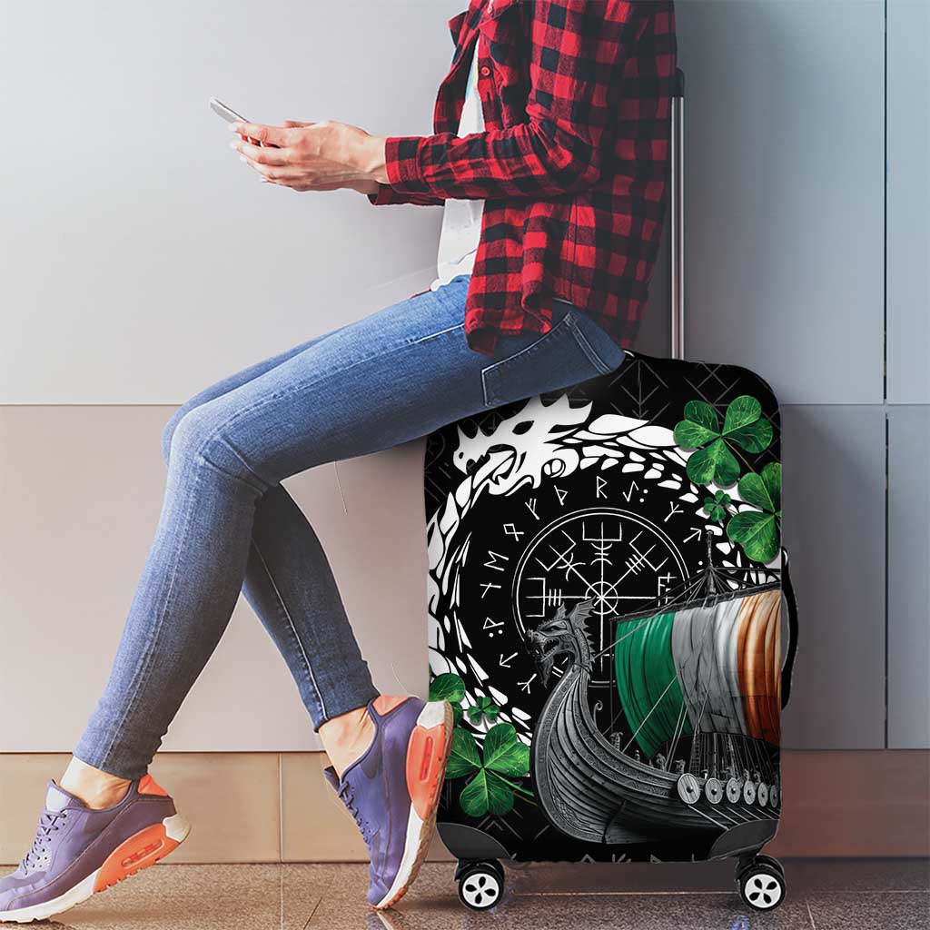 Ireland Viking Drakkar Luggage Cover Viking Blood - Wonder Print Shop