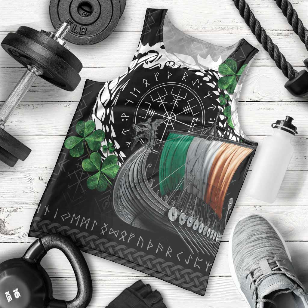 Ireland Viking Drakkar Men Tank Top Viking Blood - Wonder Print Shop