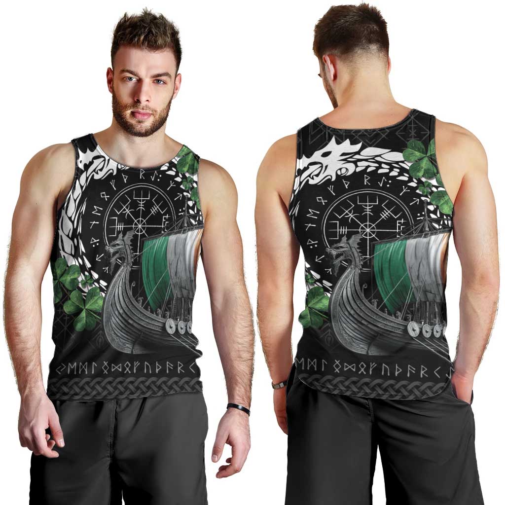 Ireland Viking Drakkar Men Tank Top Viking Blood - Wonder Print Shop