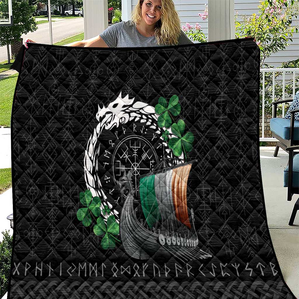 Ireland Viking Drakkar Quilt Viking Blood - Wonder Print Shop