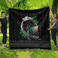 Ireland Viking Drakkar Quilt Viking Blood - Wonder Print Shop