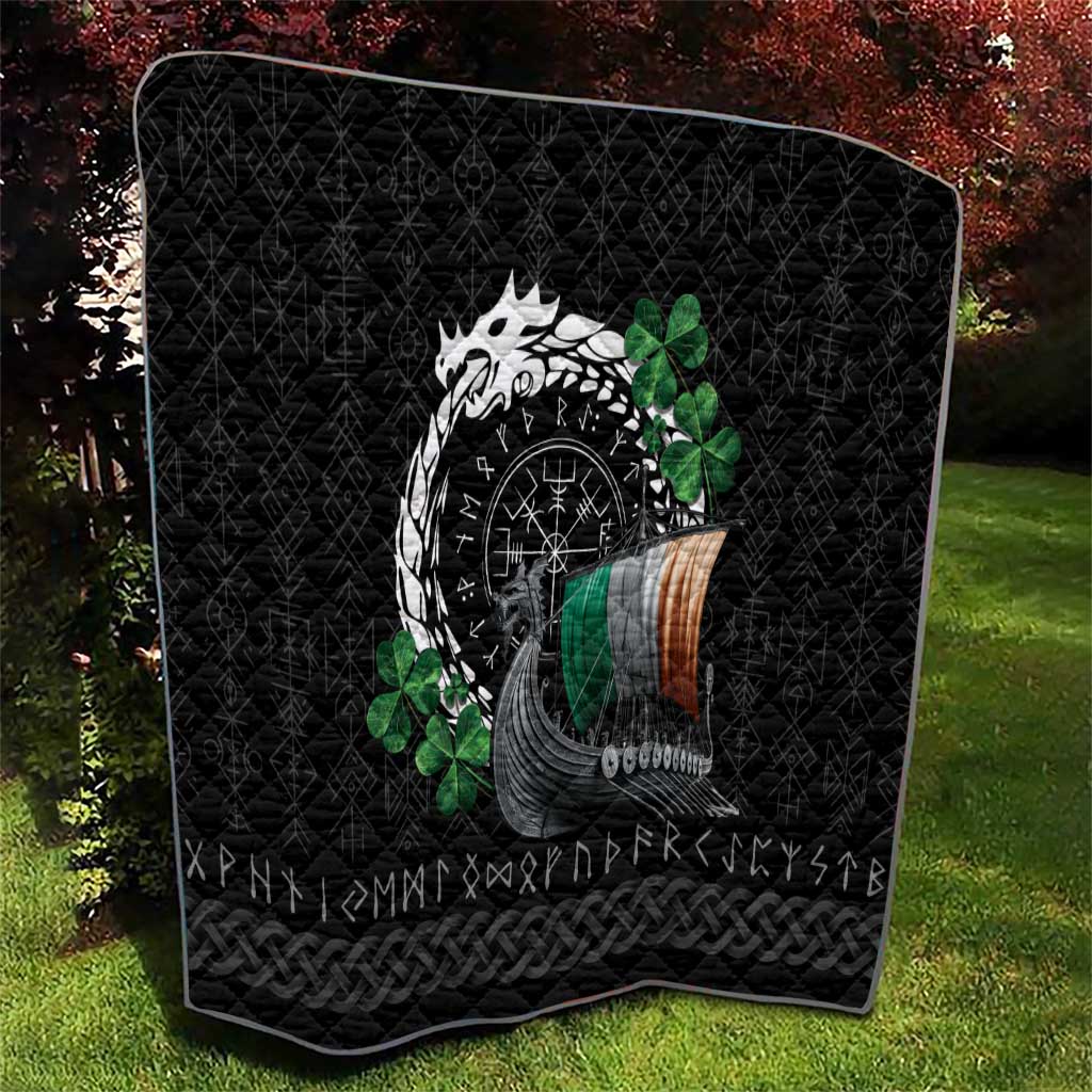 Ireland Viking Drakkar Quilt Viking Blood - Wonder Print Shop