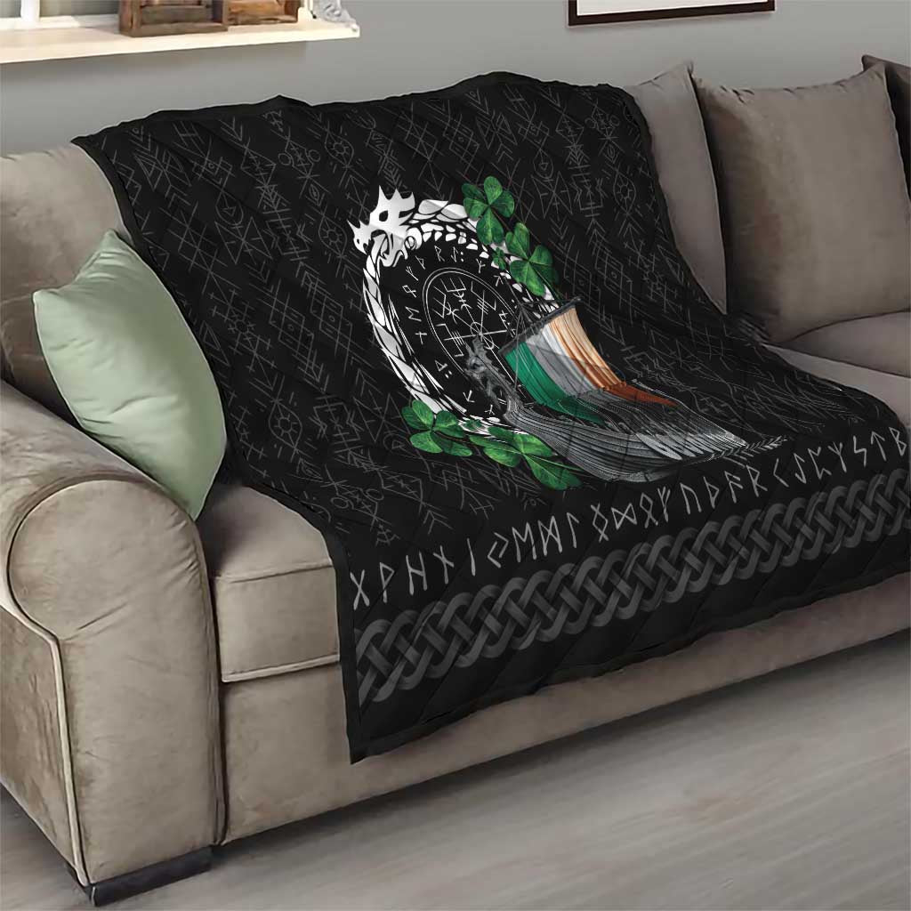 Ireland Viking Drakkar Quilt Viking Blood - Wonder Print Shop