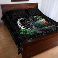 Ireland Viking Drakkar Quilt Bed Set Viking Blood - Wonder Print Shop