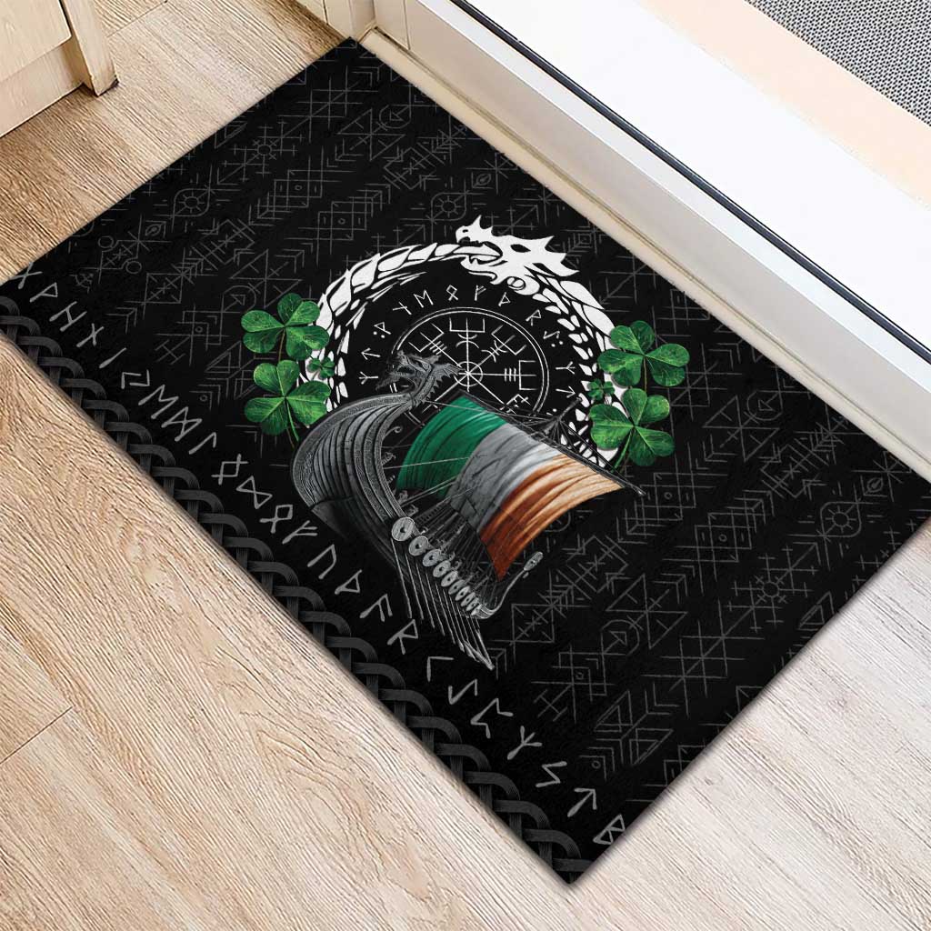 Ireland Viking Drakkar Rubber Doormat Viking Blood - Wonder Print Shop