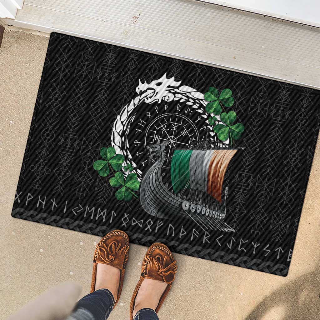 Ireland Viking Drakkar Rubber Doormat Viking Blood - Wonder Print Shop