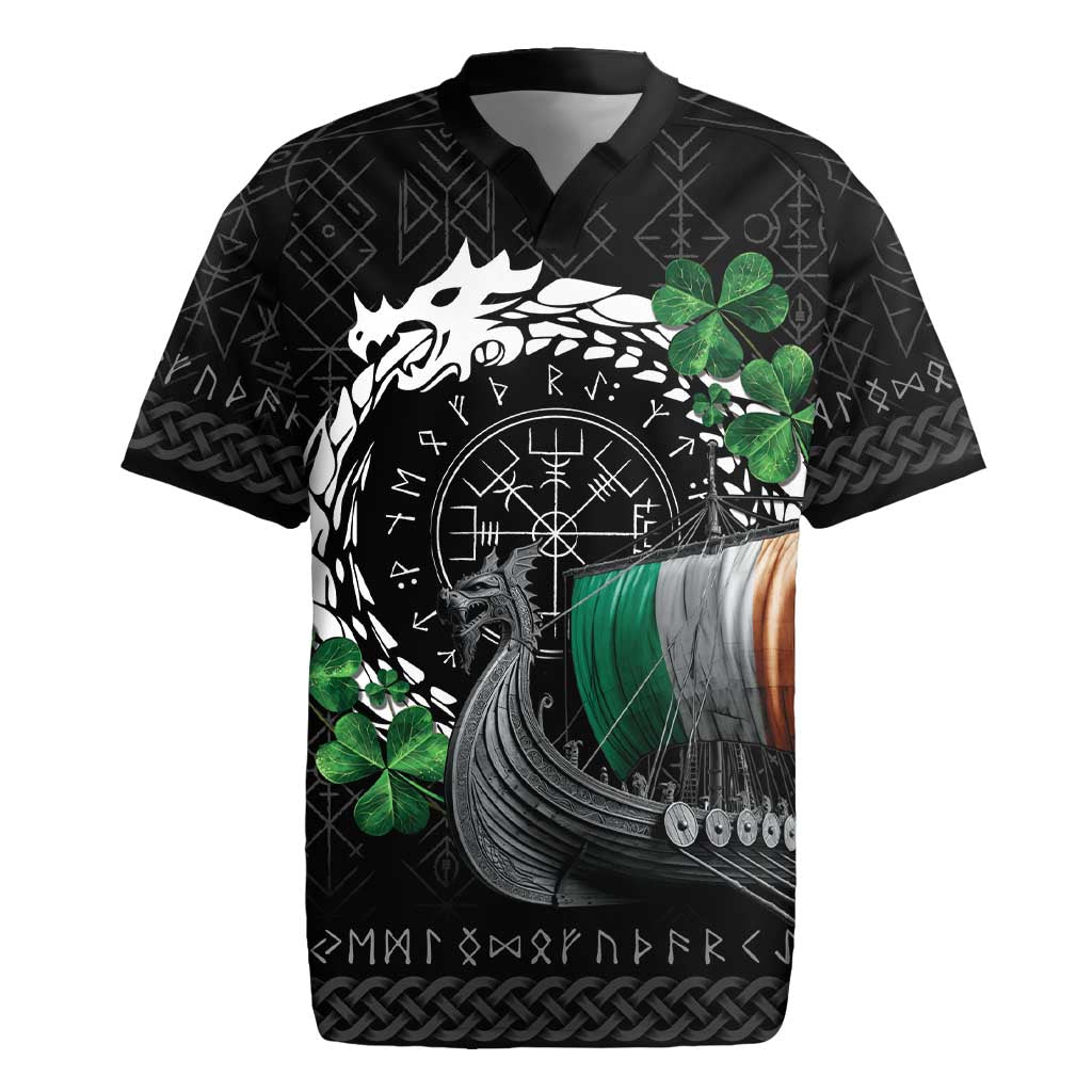 Ireland Viking Drakkar Rugby Jersey Viking Blood - Wonder Print Shop