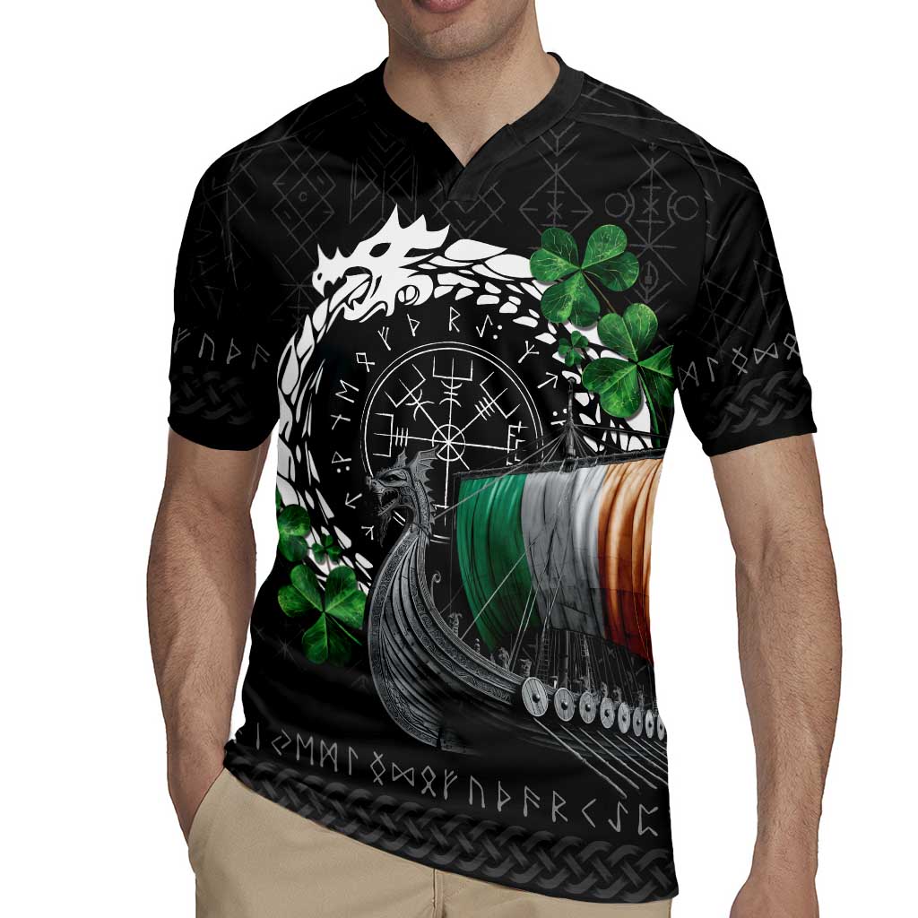 Ireland Viking Drakkar Rugby Jersey Viking Blood - Wonder Print Shop