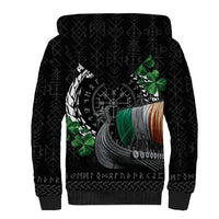 Ireland Viking Drakkar Sherpa Hoodie Viking Blood - Wonder Print Shop