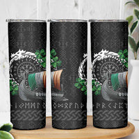 Ireland Viking Drakkar Skinny Tumbler Viking Blood - Wonder Print Shop