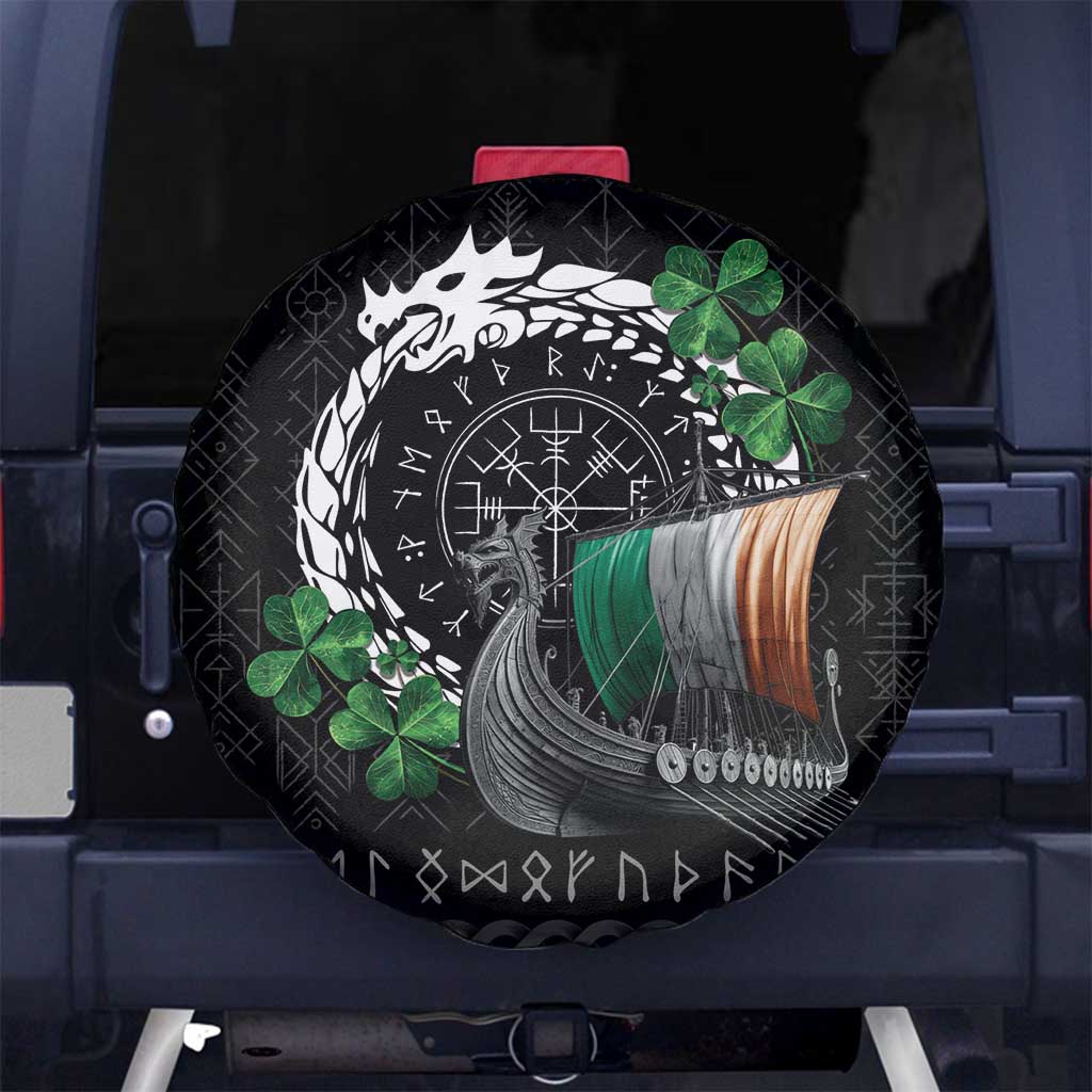 Ireland Viking Drakkar Spare Tire Cover Viking Blood - Wonder Print Shop