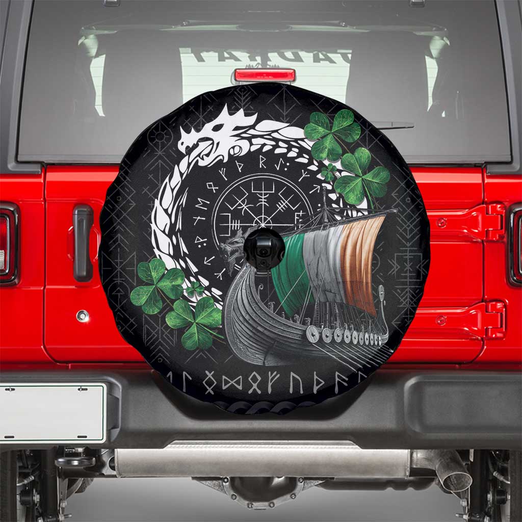 Ireland Viking Drakkar Spare Tire Cover Viking Blood - Wonder Print Shop